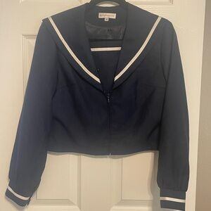 Vintage Navy Blue Sailor Jacket